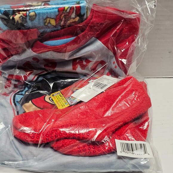 New Boys Girls Pjs Pajama Set 3 pc Socks Ryans World XS 4 5 Pocket Watch - Picture 2 of 16